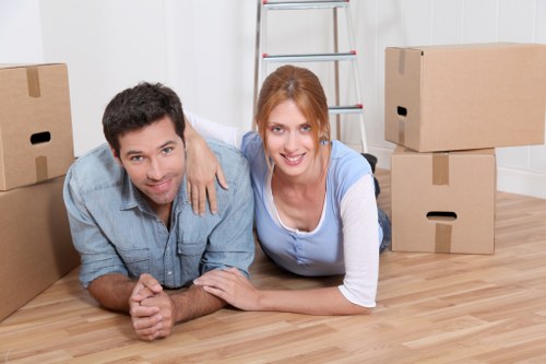 Organised storage space for home furniture and boxes in Stamfordhill