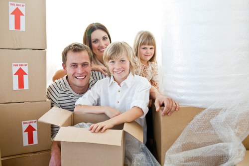 Prepared furniture ready for long-term storage in Stamford Hill